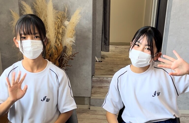桜川市の中学生が美容室ajugaで職場体験しました！